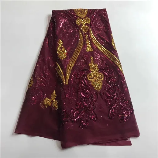 2018 старший вечерние Африканский кружевной ткани Высокое качество кружевная