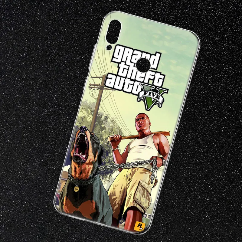 Grand Theft Auto GTA 5 Мягкий силиконовый чехол для телефона Huawei Honor 20 20i 10 9 8 Lite 8X 8C 8A 8S 7S 7A Pro