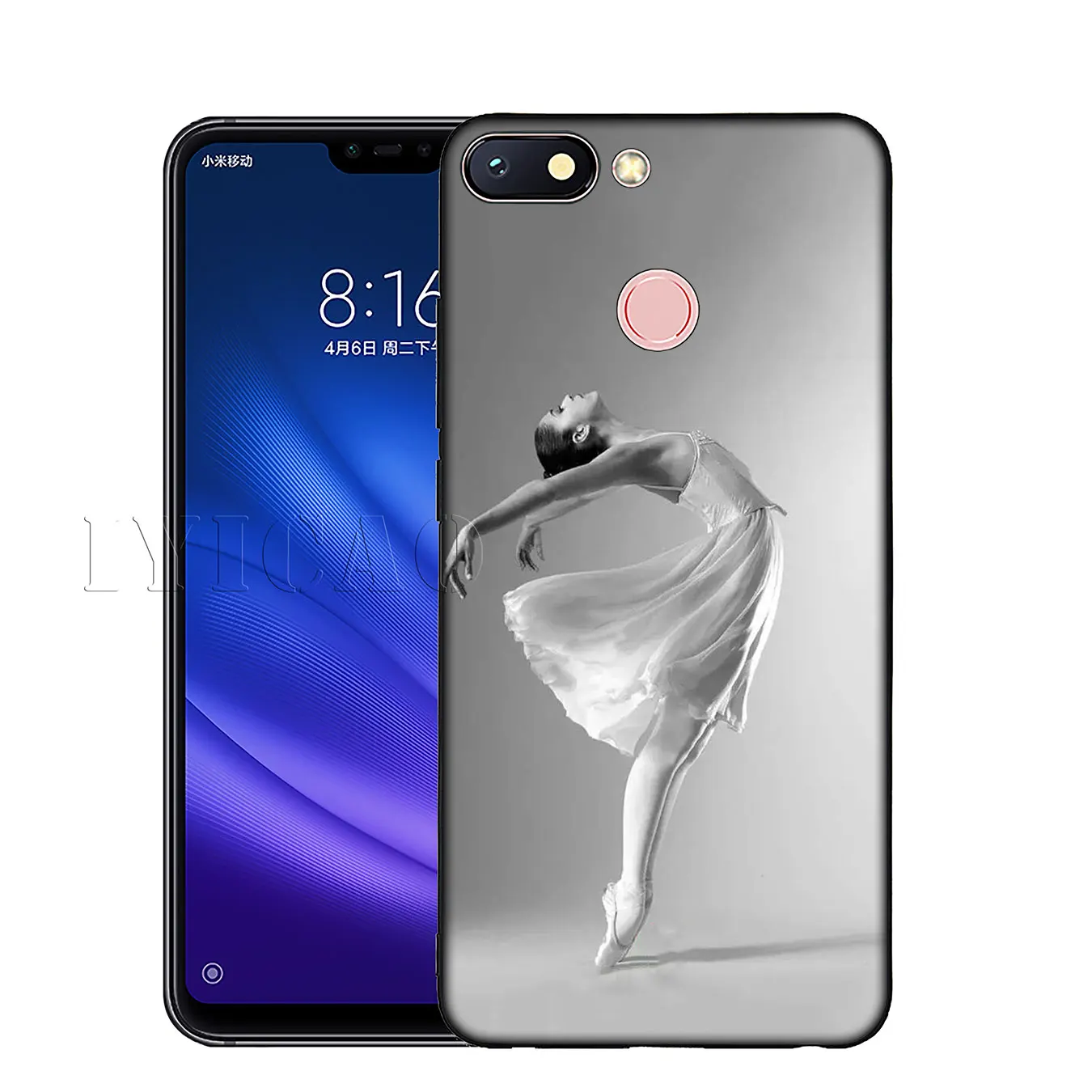 IYICAO Ballerina Dance Ballet Girl Shoes Soft Phone Case for Xiaomi Mi 10 9 9T CC9 CC9E 8 SE A3 Pro A1 A2 Lite 6 pocophone f1 |