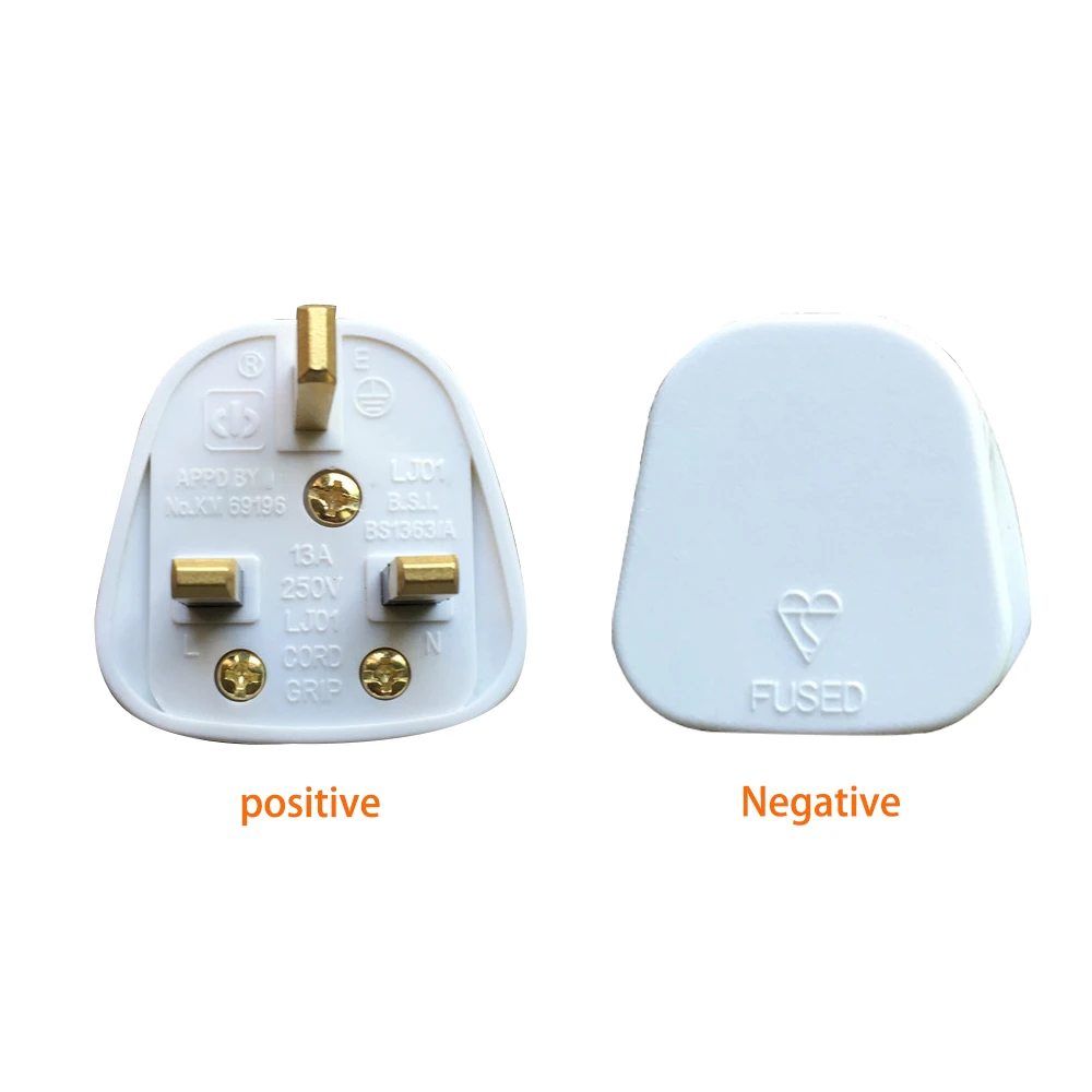 Rdxone UK 3 Pin 13A вилки заземленные 250 В британский сетевой разъем 3 Pin плавленый BS1363 адаптер кабеля питания соединитель провода конвертер
