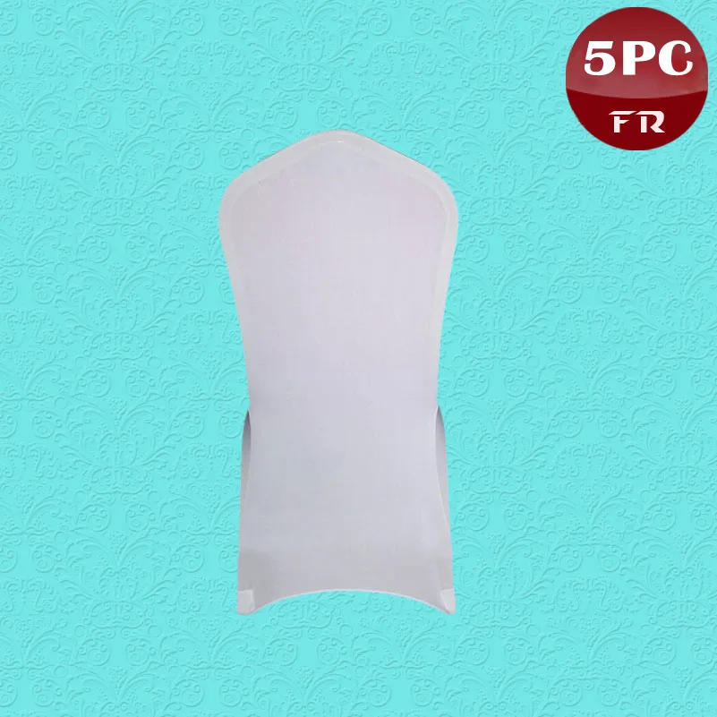 Эластичные универсальные чехлы для стульев из спандекса 5 шт.|chair covers for weddings|spandex