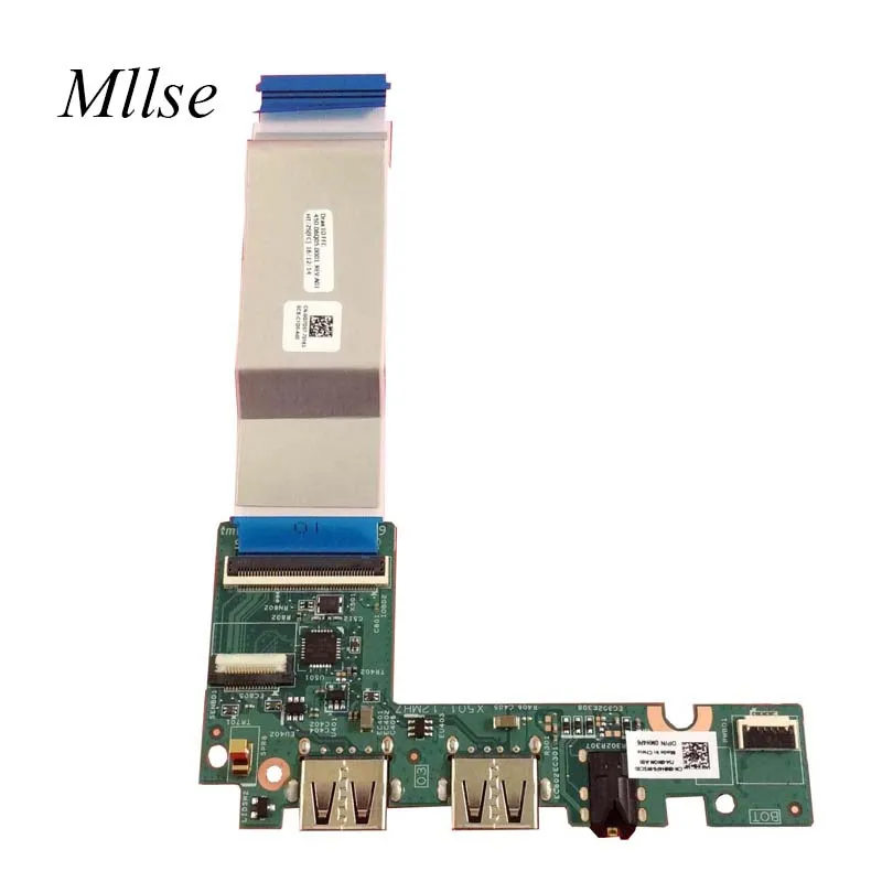Бесплатная доставка для DELL Inspiron 11 3168 аудиоразъем двойная Плата USB с кабелем тест