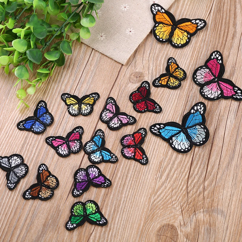 10 шт./компл. Mix гладить на патчи для одежды Бесплатная доставка многоцветный