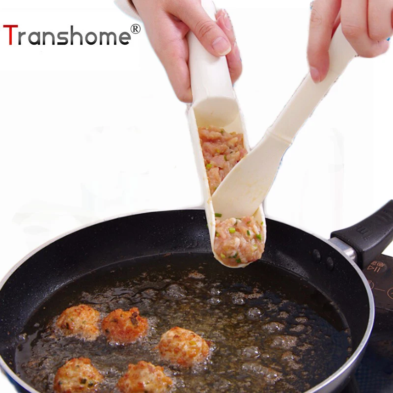 Transhome MeatBall производитель 2 шт./компл. пищевой пластик DIY Pattie форма для фрикаделек
