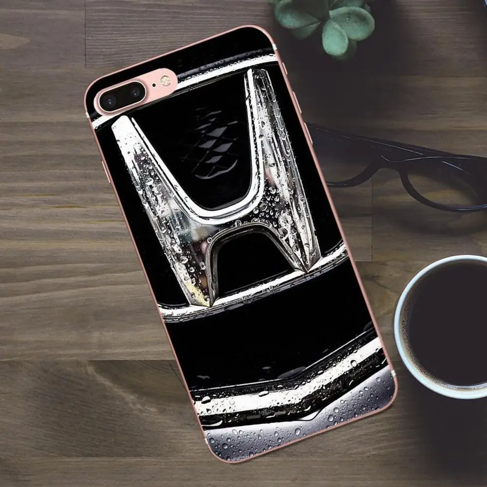 Bixedx мягкий чехол для телефона из ТПУ Honda Jdm Car H Logo Apple iPhone 4 4S 5 5C SE 6 6S 7 8 Plus X Galaxy A3 A5 J1 J2