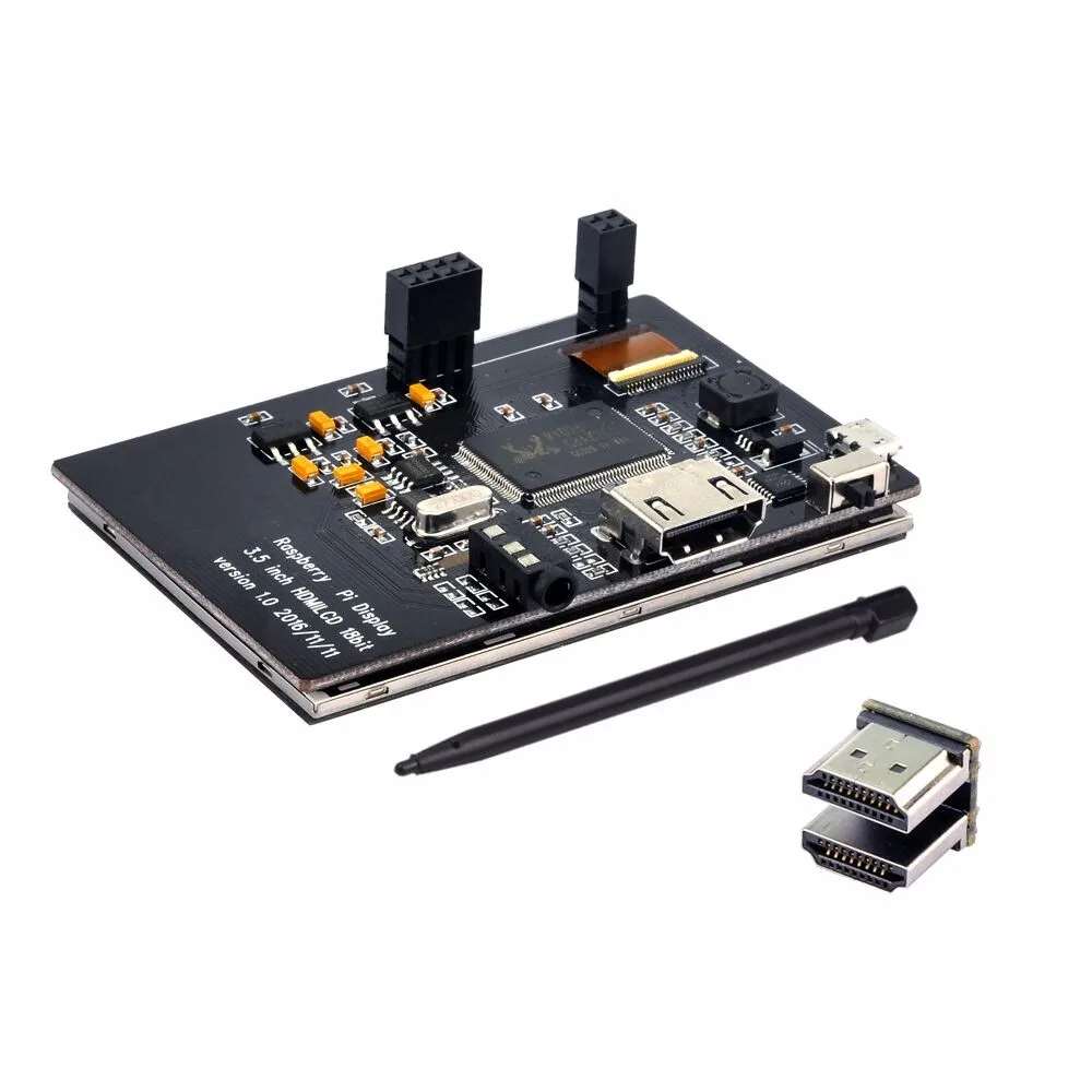 3,5 дюймов HDMI LCD TFT сенсоный экран дисплей с акриловым прозрачным чехол для Raspberry pi 2 и Pi 3 Модель B