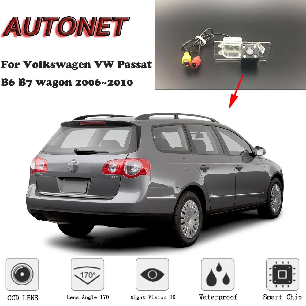 

AUTONET Backup Rear View camera For Volkswagen VW Passat B6 B7 wagon 2006 2007 2008 2009 2010 Night Vision license plate camera