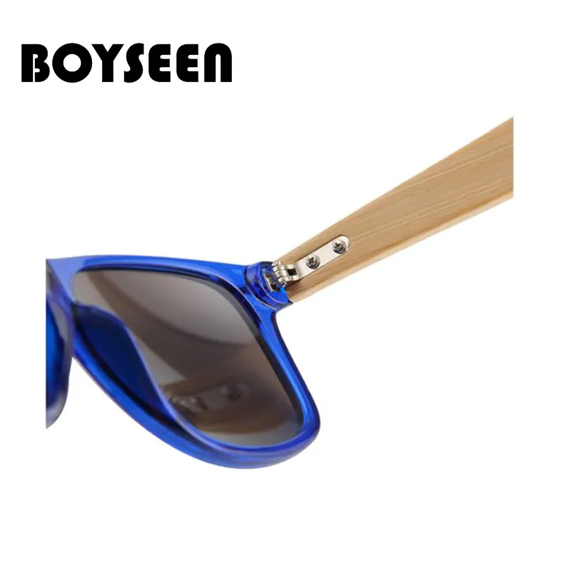 BOYSEEN новые ретро деревянные мужские бамбуковые солнцезащитные очки женские брендовые дизайнерские очки унисекс солнцезащитные очки 311