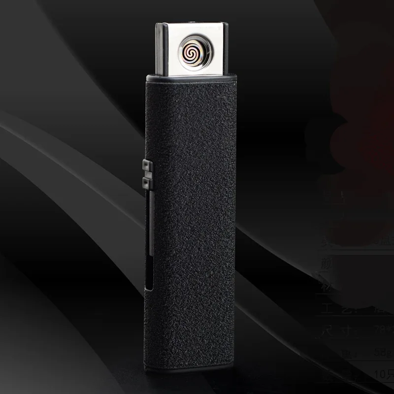 Мини USB Электронная перезаряжаемая Зажигалка металлическая беспламенная