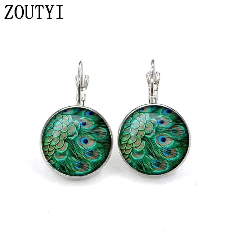 Новые/Гламурные Винтажные серьги выпуклые и вогнутые стеклянные женские