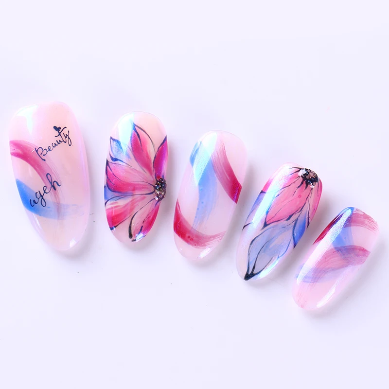 1 шт. УФ Гелевая Кисть ручка для рисования акриловая кисть Цветочная Ручка ногтей