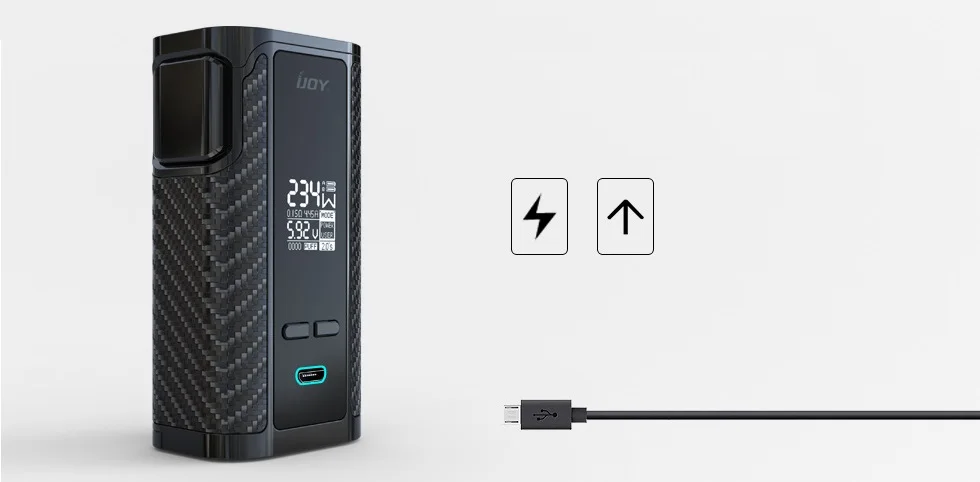 IJOY капитан PD270 TC коробка мод 234 Вт Подходит капитан Vape бак испаритель электронная сигарета VS Gen ALIEN 220 Вт 20700 18650 батарея
