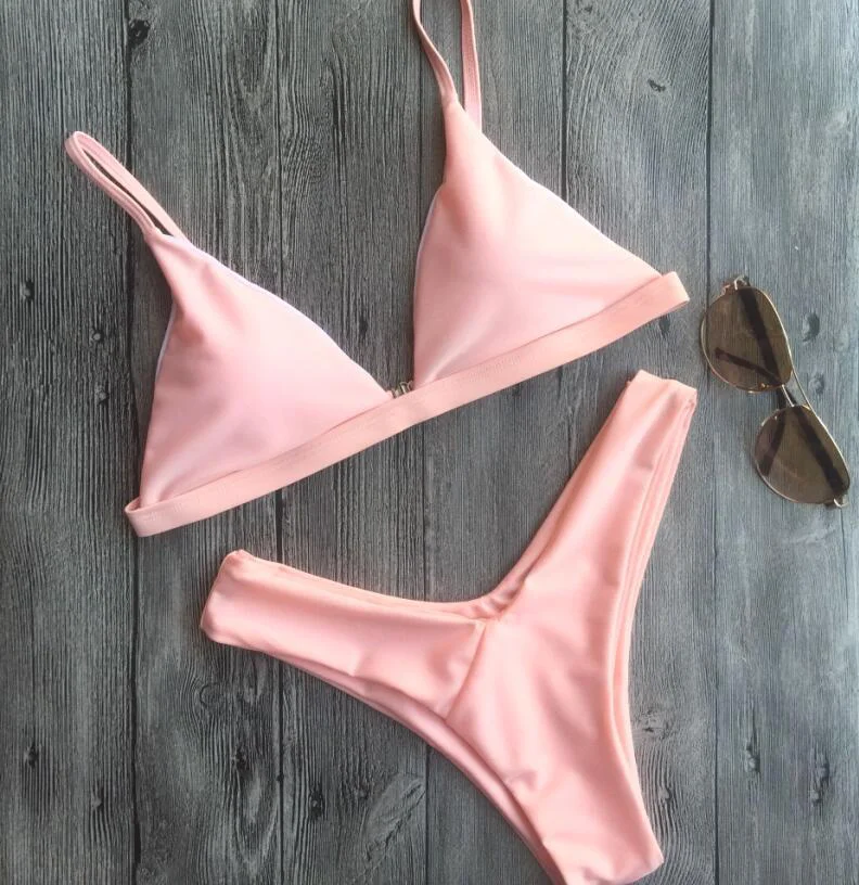 DBIRD Swimwear Explosion models 3 color low waist sexy bikini summer Lagao ladies split underwear swimsuit beachwear |