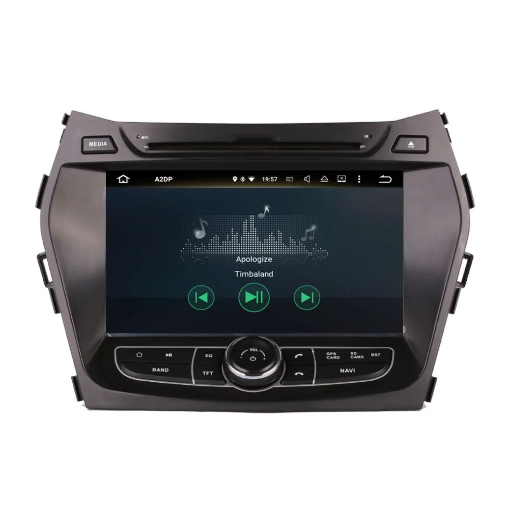 Автомагнитола для Hyundai ix45/Santa Fe 8 0 Android 2013 4 Гб ОЗУ Восьмиядерный процессор GPS