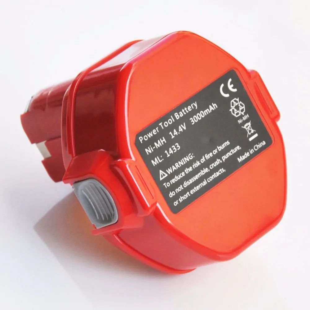 Аккумуляторная батарея для makita дрель шуруповерт 6233D 6237D 6281D 6333D 6336D 14 4 В 3000 мАч Ni