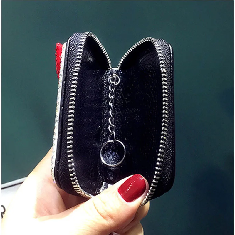 Алмазный ключ для губ кожаный чехол ключей тканый узор Универсальный