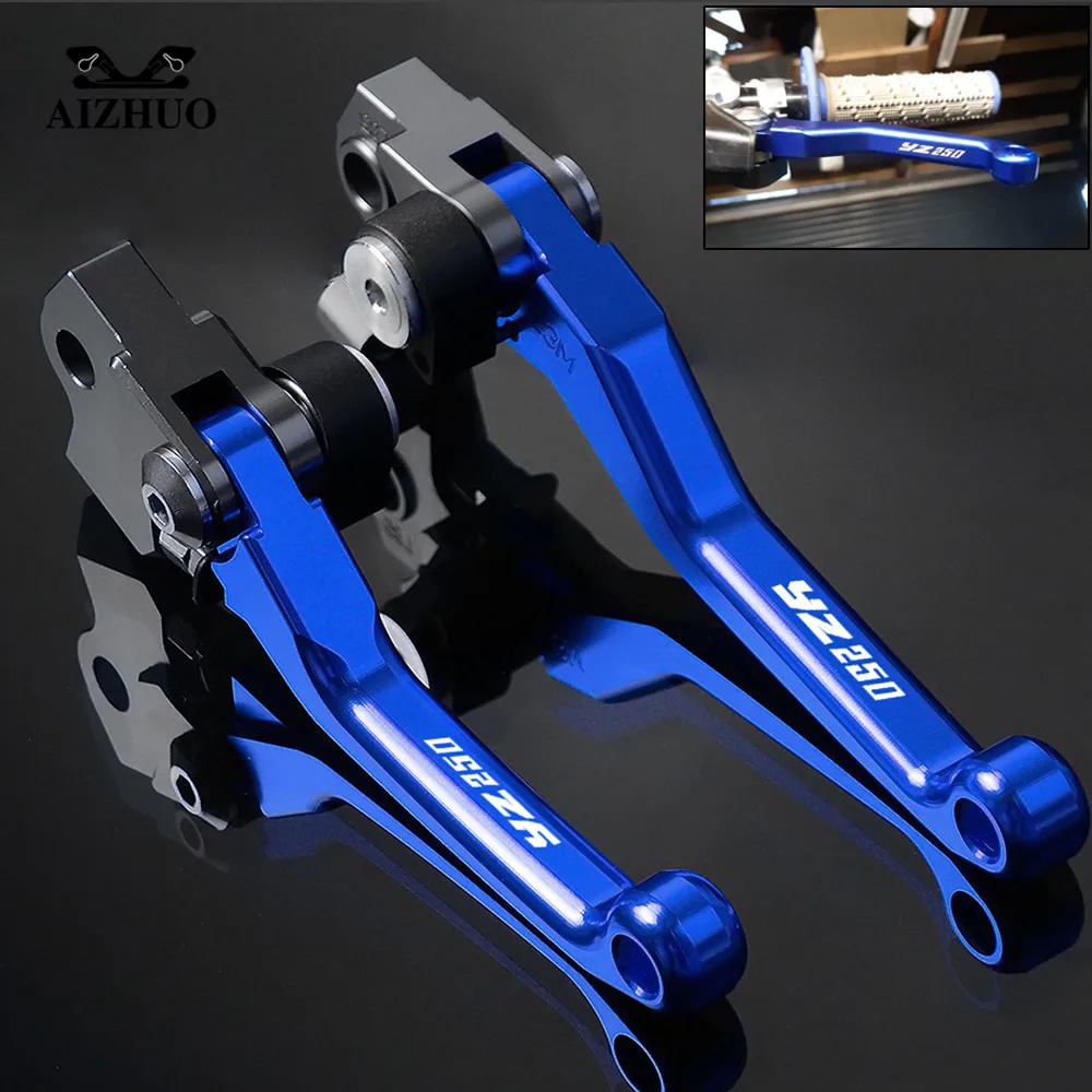 

Для YAMAHA YZ125 YZ250 YZ250F YZ426F YZ450F YZ 125 250 250F 426F 450F CNC поворотный тормоз сцепления рычаги Dirt Bike синий