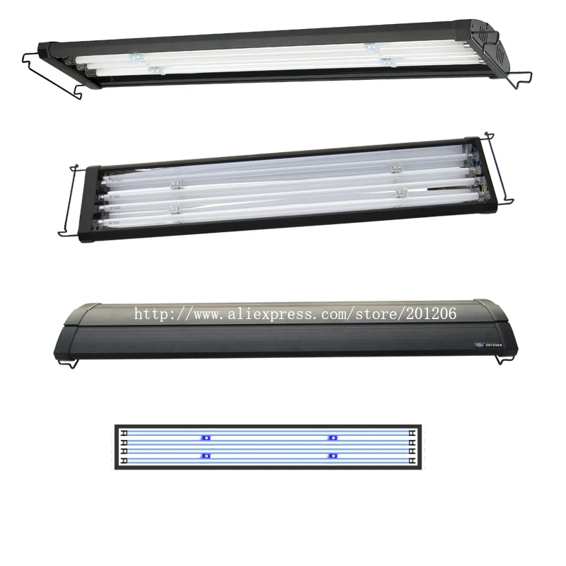 2"-36"/60-90 см T5 HO Quad 96 Вт завод пресноводных тропических лесов морской риф цихлид аквариум светильник лампа светильник