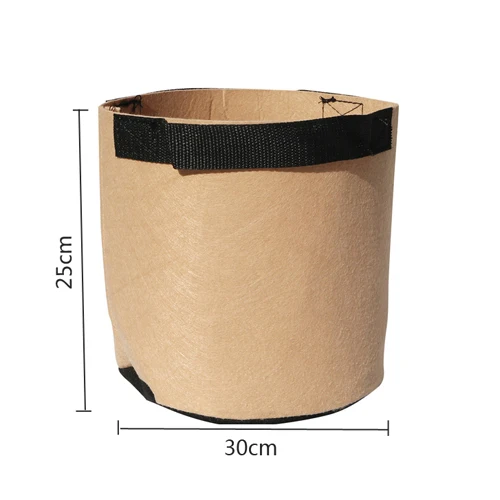 25cm x 30cm Балконные мешки для выращивания картофеля, садовые горшки, кашпо, сумки для выращивания овощей, сельскохозяйственные Садовые принадлежности, 1 шт - Цвет: 25cm x 30cm