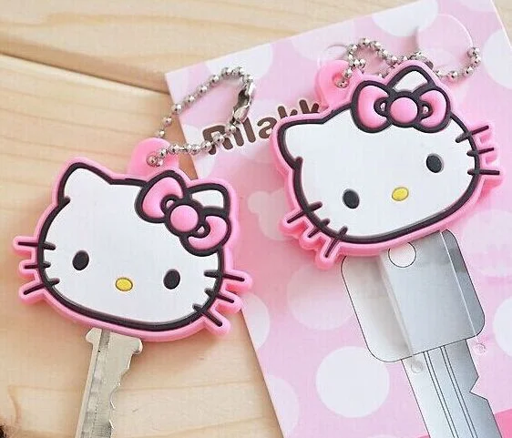 1 шт. Kawaii 4 см ключ бумажник резиновый чехол для ключей кошелек держатель чехол для ключей пальто