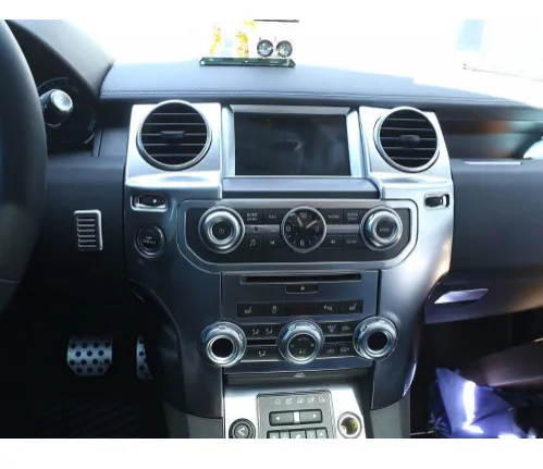 

ABS Center Console AC Outlet Trim Cover Sticker For Land Rover Discovery 4 For LHD 2pcs/set