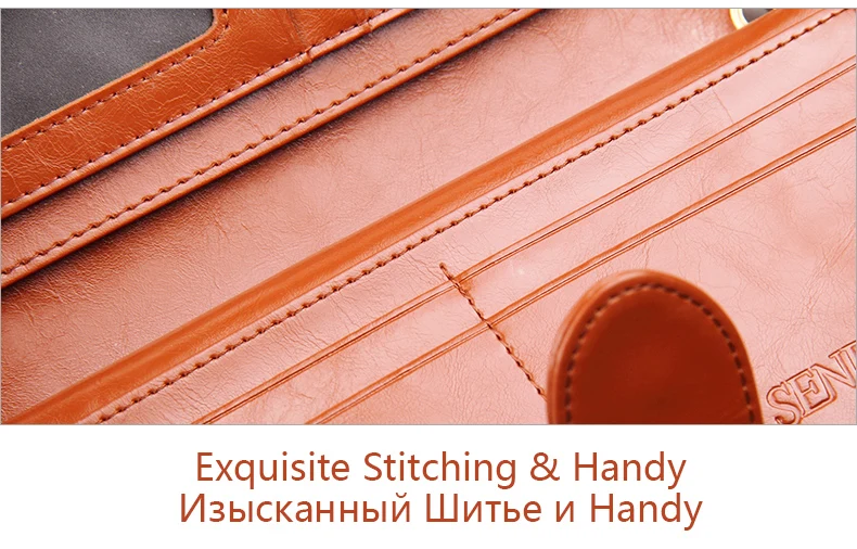 Sendefn RFID Противоугонный кожаный кошелек для женщин на застежке-молнии кошелек для отдыха большой вместительный кошелек женский качественный кошелек 8002-68