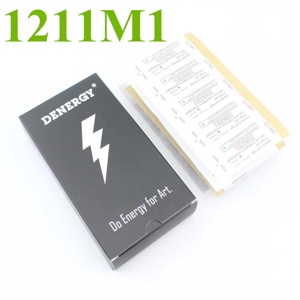 

Denergy 1211M1 Premium Quality 20pcs/box Tattoo Needle Cartridge Medium Taper for Pro Tattooing