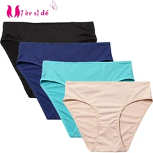Mierside – sous vêtements Sexy en tissu pour femmes, culotte confortable, solide, 8 couleurs, pour tous les jours, tailles S M L XL  (3)