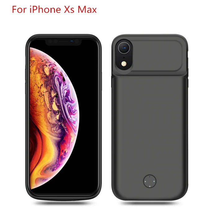for iPhone Xs Max Для iPhone SE 5SE 5 5S чехол для зарядного устройства 4000 мАч Внешний внешний аккумулятор Тонкий чехол для телефона для iPhone Xr Xs Max чехол для зарядки - Цвет: for iPhone Xs Max