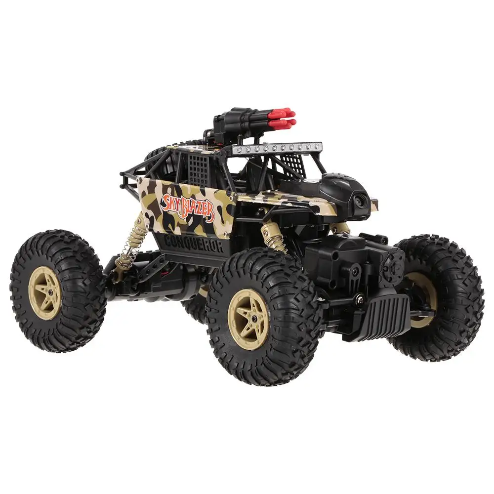 WLTOYS 18428-A 1/18 2 4 ГГц полноприводный Радиоуправляемый машина с ракетной установкой