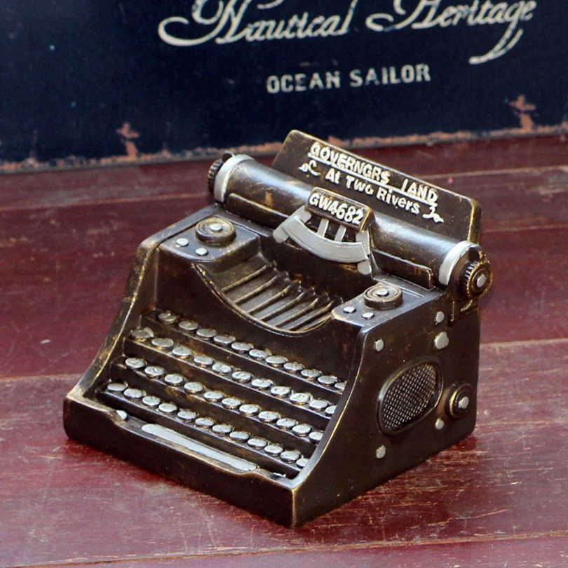 Креативная Копилка из смолы ручная роспись Ретро стиль работа натуральный