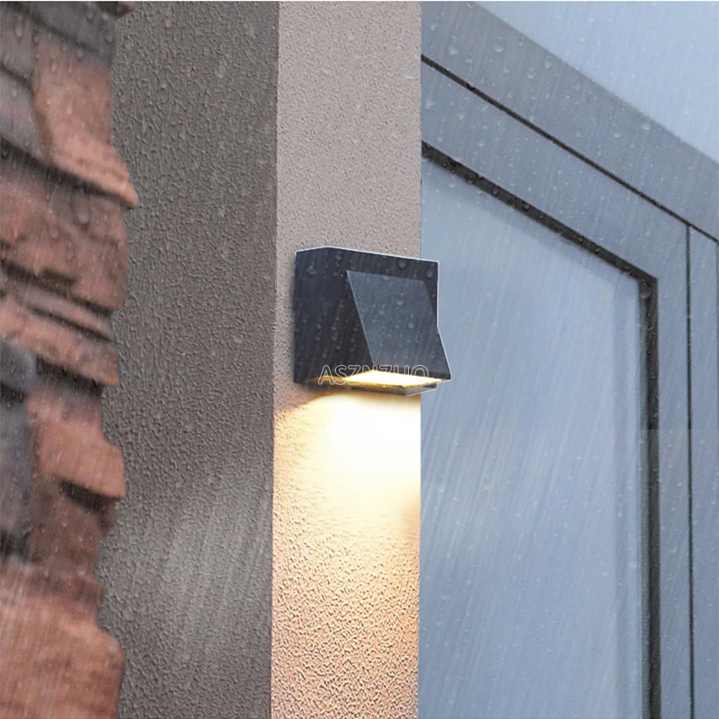 Small Light 3W LED Wall Lamp Sconce Waterproof Porch Light Modern LED Wall Light Balcony Fence Villas Community Walls lighting