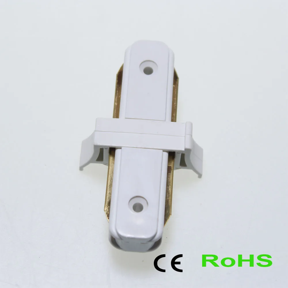 Бесплатная доставка Трековый светильник рельсовый соединитель фитинг