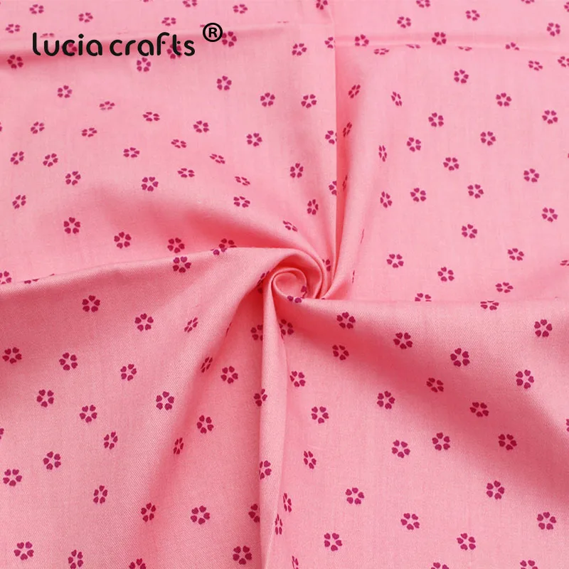 Lucia crafts, 1 шт./лот, 50x50 см, хлопковая ткань для шитья, для рукоделия, Лоскутная ткань, ткань для детского постельного белья, текстильная кукла H0802