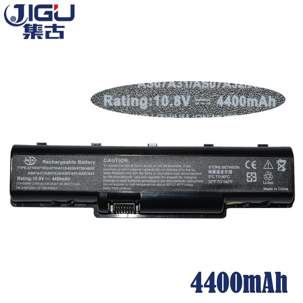Аккумулятор для ноутбука JIGU для Acer BT.00605.018 4520 4720 4730 5738 4920 AS07A31 4310 AS07A51 AS5740 AS07A71 5738ZG AS07A75 AS2007A и т.д.