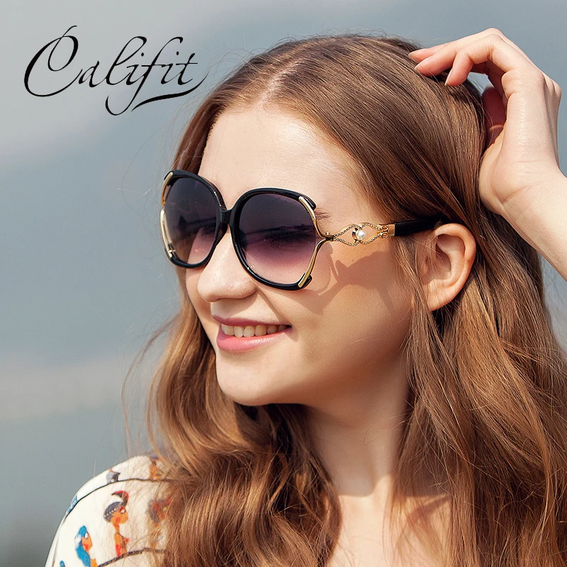 CALIFIT Женские винтажные солнцезащитные очки с бабочками для вечеринок большие