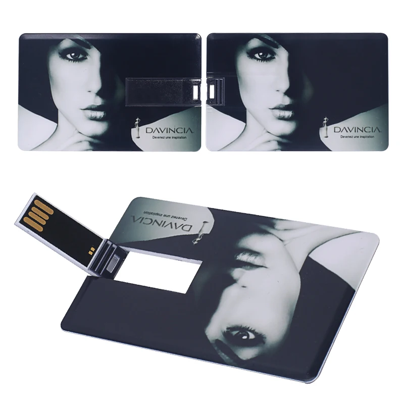 Creative DIY Custom Wedding Gift Customised Photo Credit Card USB Flash Drive U Disk USB2.0 Pen 16GB Memory 8G/4G | Компьютеры и офис