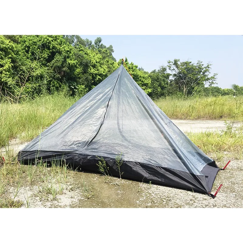 Открытый Сверхлегкий 1 4 кг Водонепроницаемый два слоя с анти Москитная палатка