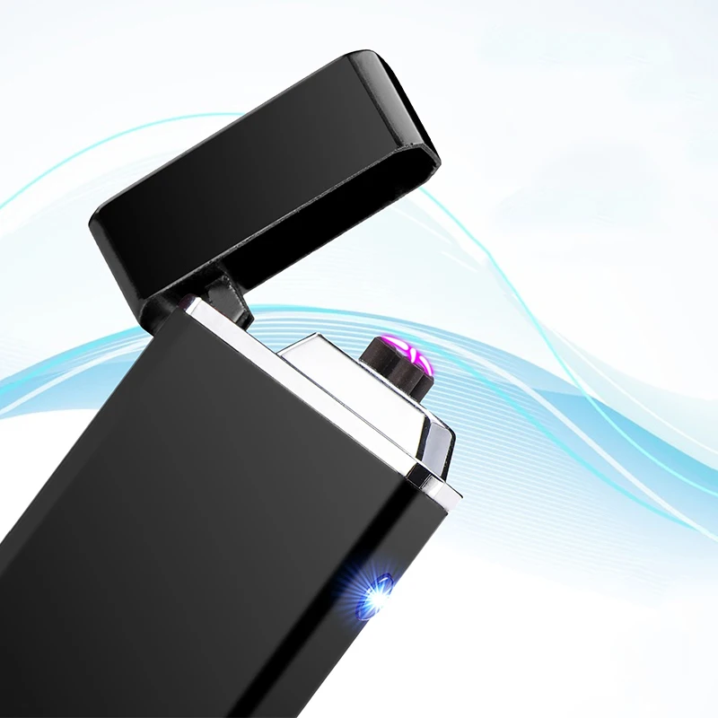 Крест двойной дуги легче USB Перезаряжаемые сигареты сигары плазменная Зажигалка