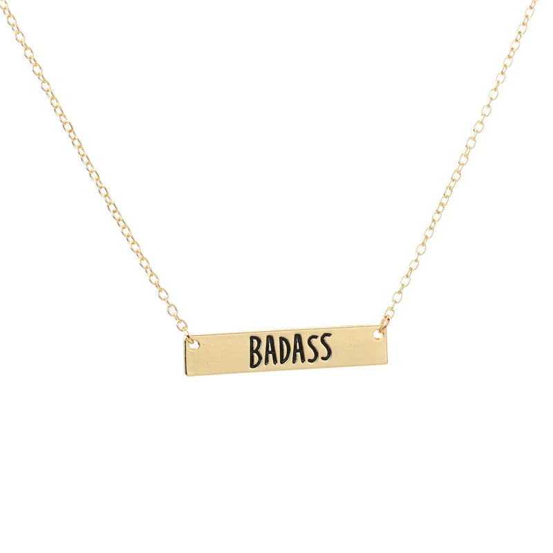 Ожерелье ручной работы BADASS|bar necklace|necklace cutecute necklace |