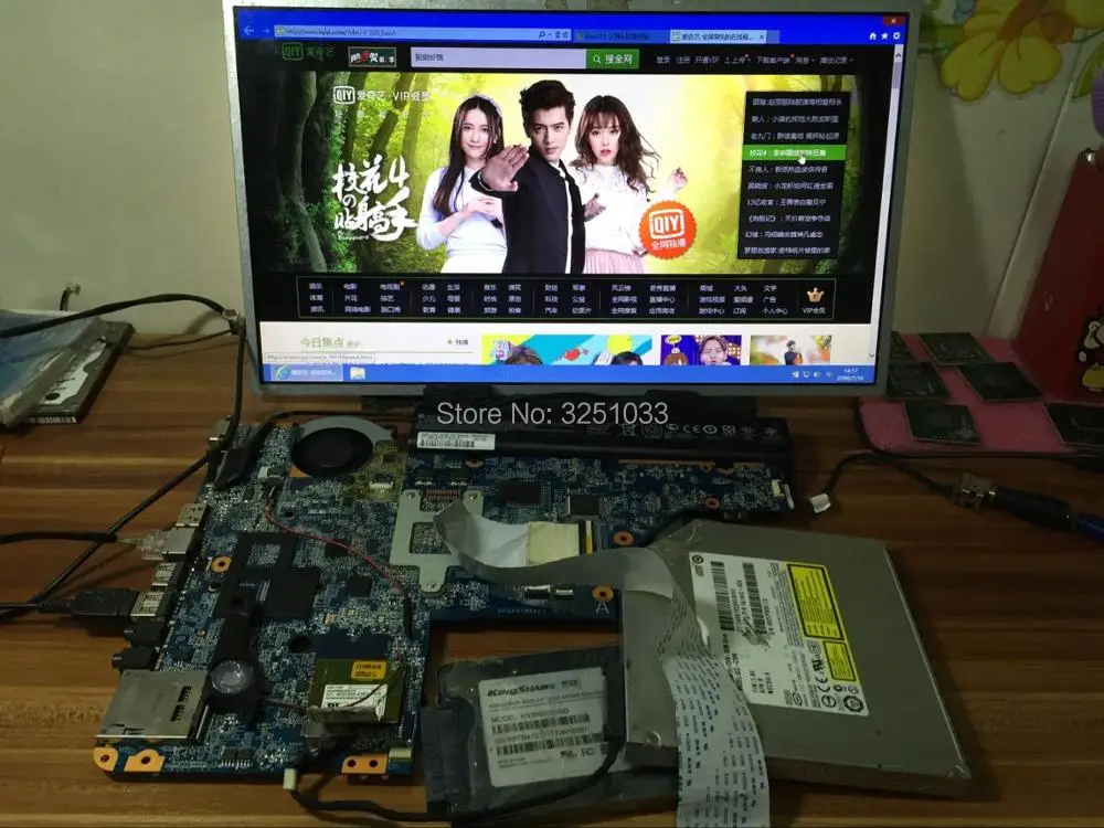 623915-001 COMPAQ CQ56 G56 ноутбук G56 материнская плата DA0AX2MB6E1 DA0AX2MB6E0 тестирование