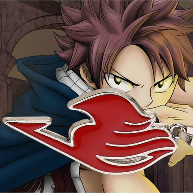 1 P сплава модный синий розовый черный красный Анимация Мультфильм Fairy Tail дракон