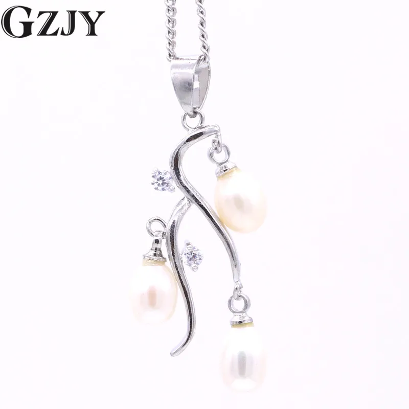 GZJY модное жемчужное ожерелье с подвеской в виде капли кулон из красного и белого