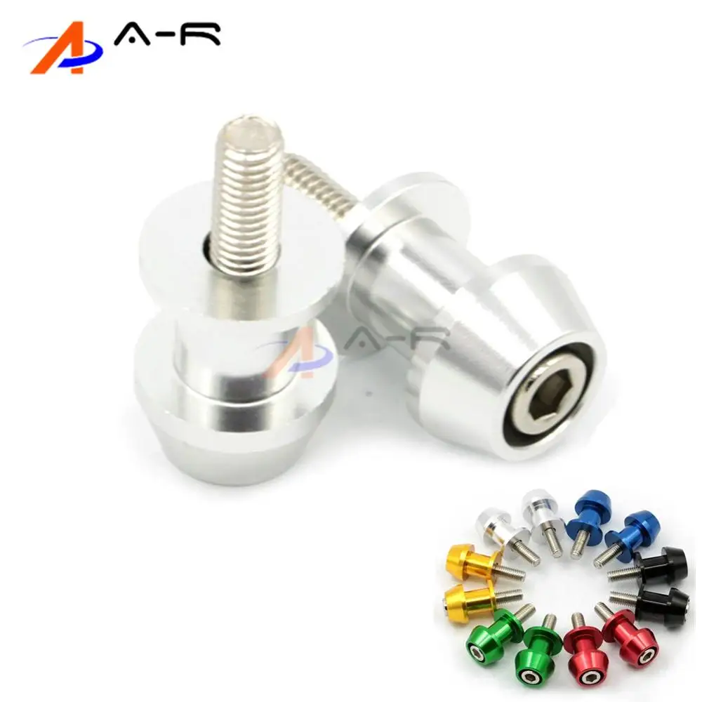 2X 8mm Swingarm Spools Stands Sliders Bobbins bolts screw for Honda CBR 600 900 1000RR For Kawasaki Suzuki GSR 650 750 | Автомобили и