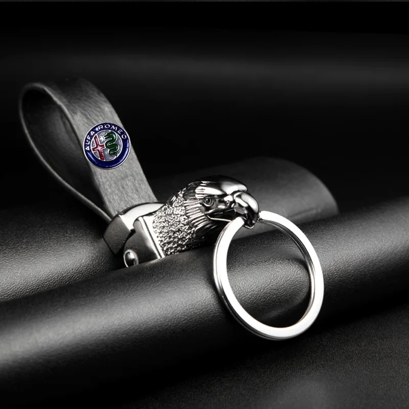 Брелок для ключей с головой орла мужской аксессуар Alfa Romeo|car key ring|alfa chainalfa romeo chain |