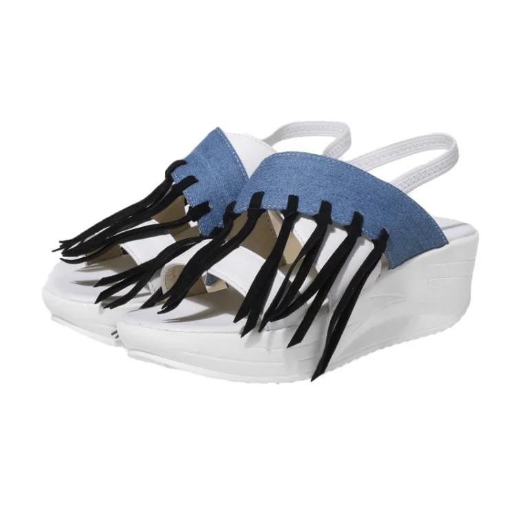 BLXQPYT/; Sandalias Mujer sapato feminino; летняя стильная женская обувь; повседневные пляжные сандалии; шлепанцы; большие размеры 31-47; T507