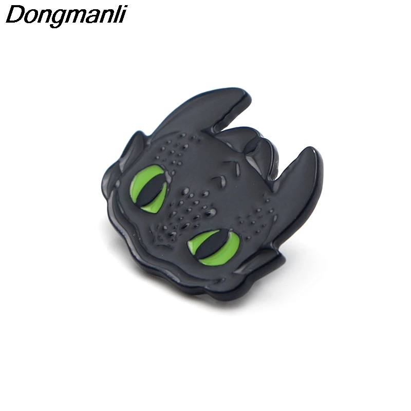 P3581 Dongmanli, Как приручить дракона, металлические эмалированные булавки и броши для моды, нагрудные булавки, рюкзак, сумки, значок, детские подарки
