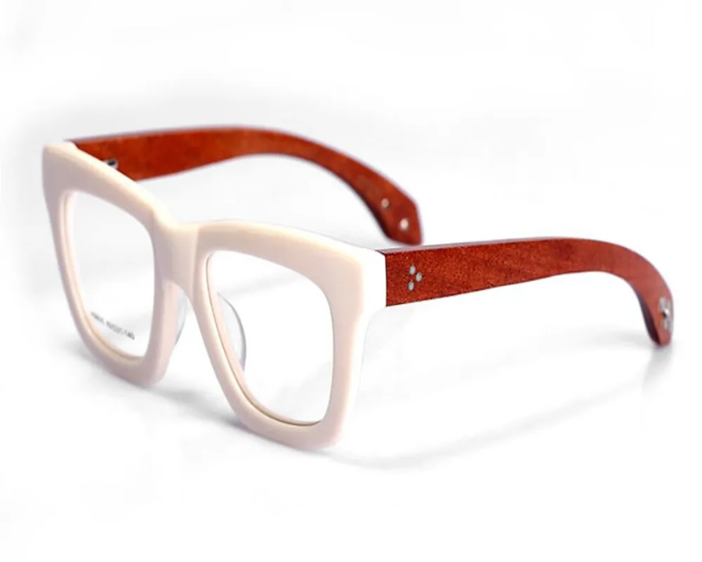 COLOR1 MONGOTEN деревянный храм унисекс полный обод прогрессивные Multi-focal рецепт линзы очки рамки смотрите близко далеко чтения очки - Цвет оправы: COLOR1
