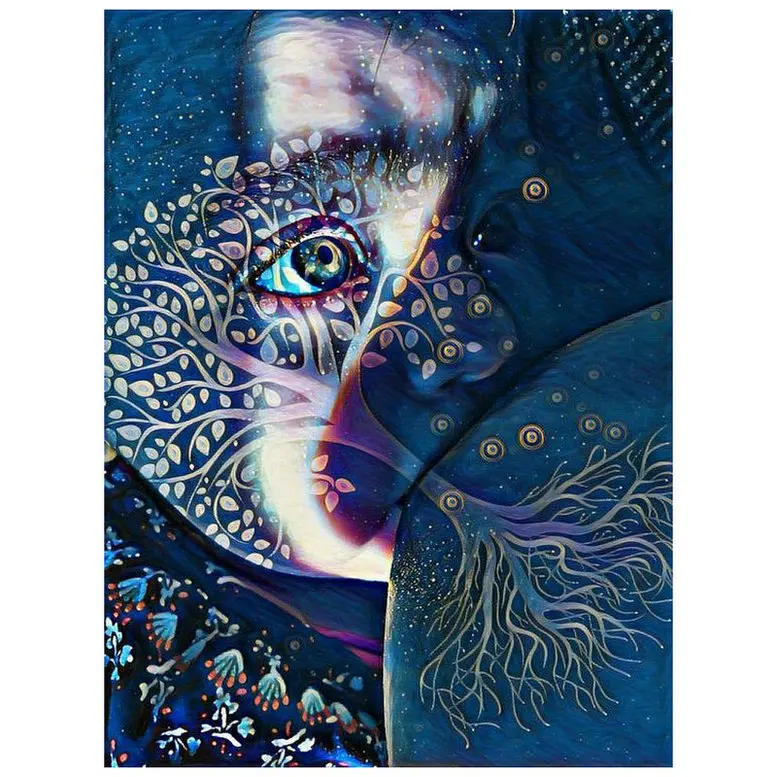 Алмазная живопись 5d с квадратными/круглыми стразами абстрактная картина