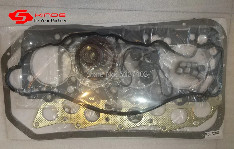 Полный комплект прокладок двигателя Susirick 4D56T D4BH D4BA 4D56 MD972160 для Hyundai h100 H1 MITSUBISHI PAJERO